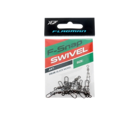 Вертлюг с застежкой американка Flagman Swivel-F Snap #10