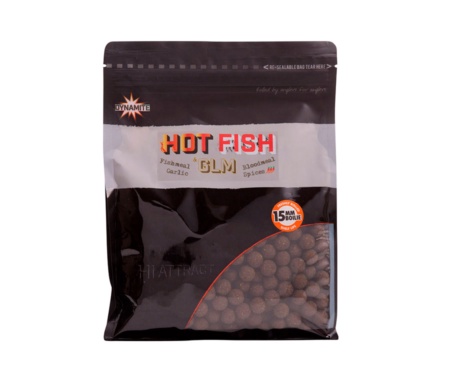 Бойли Dynamite Baits Hot Fish & GLM 15мм 1кг