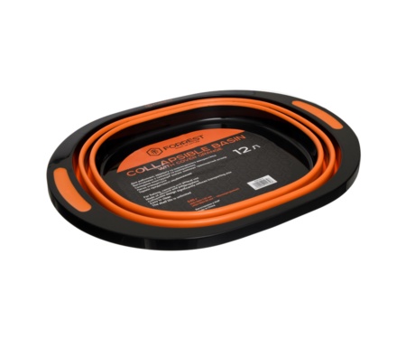 Ведро силиконовое Forrest Collapsible Basin Orange 12л