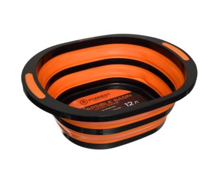 Ведро силиконовое Forrest Collapsible Basin Orange 12л