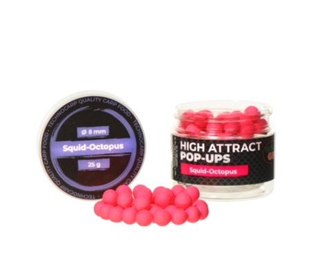 Бойли Technocarp Pop-Up Squid-Octopus 8мм 25г