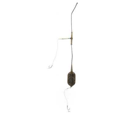 Готовая оснастка Просто снасті Pro "Flat feeder boilie M" 2 крючка №8 50г