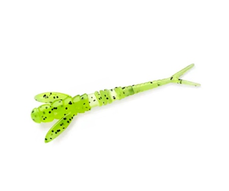 Черв'як Fishup Flit 1.5" #055 Chartreuse/Black