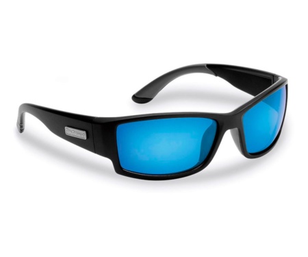 Окуляри поляризацiйнi Flying Fisherman Razor Matte Black Smoke-Blue Mirror