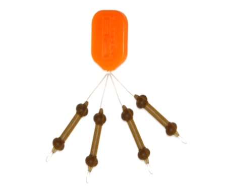 Набір для оснащення PB Products Heli-Chod X-small Rubber and Beads Weed