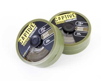 Поводковый материал AVID CARP Coated Hookline-Green 15 lb