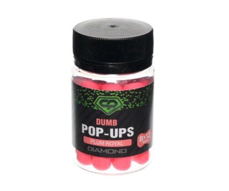 Бойли Carp Pro Diamond Dumb Pop-Ups Plum Royal 8/12мм