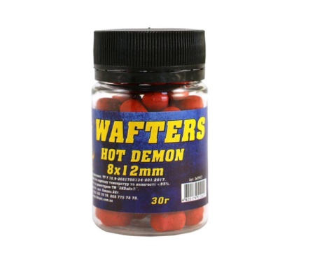 Бойли 3KBaits Wafters 8*12мм Hot Demon