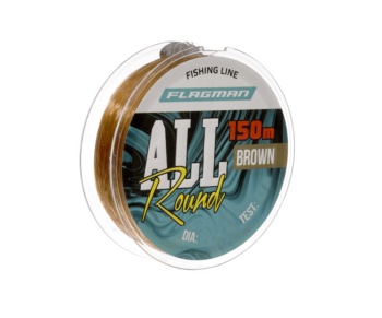 Леска Flagman All Round Fishing-Line 150м Brown 0.40мм #1
