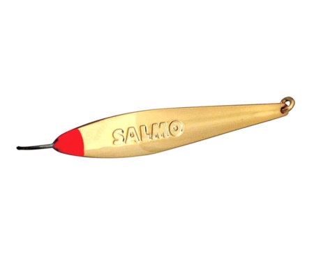 Блесна вертикальная зимняя с впаянным крючком Lucky John Model S-1 31мм Gold