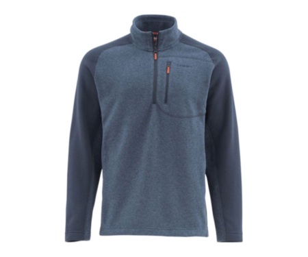Реглан Simms Rivershed Sweater Quarter Zip Dark Moon M