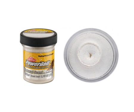 Паста форелевая Berkley анис PowerBait Natural Glittert Trout Bait White