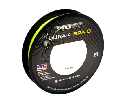 Шнур Spiderwire Dura 4 300м Yellow 0.12мм