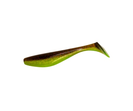 Віброхівст Fishup Wizzle Shad 5" #203 Green Pumpkin/Flo Chartreuse