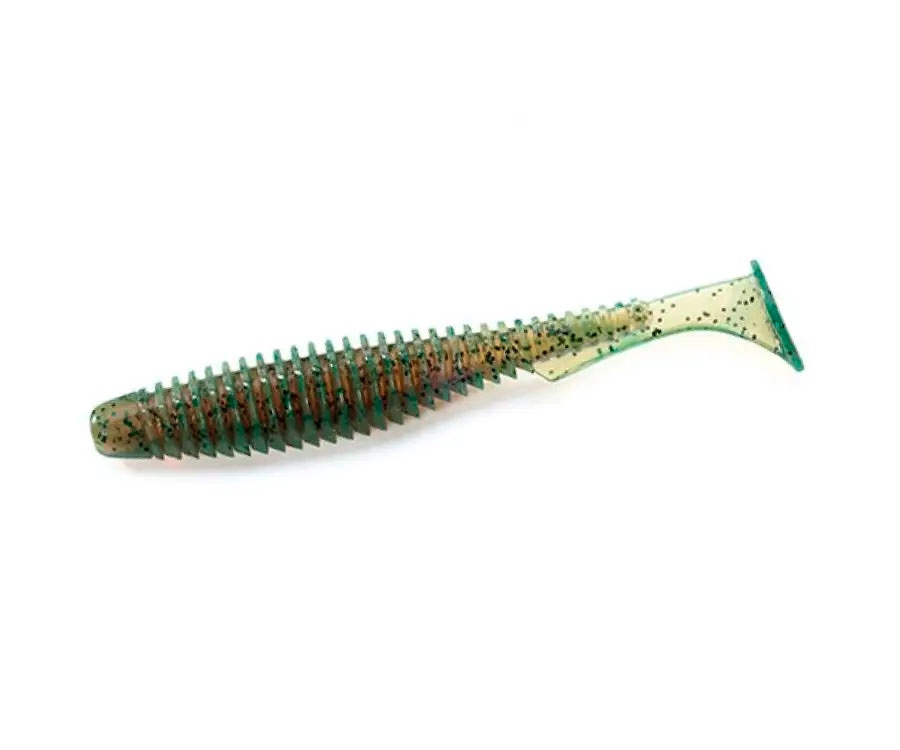 Виброхвост Fishup U-Shad 3.5" #017 Motor Oil Pepper