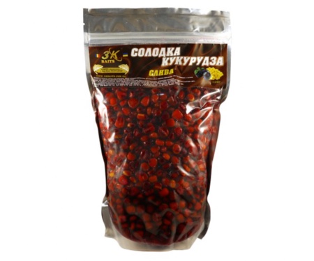 Прикормка 3KBaits Сладкая Кукуруза слива 0.8кг