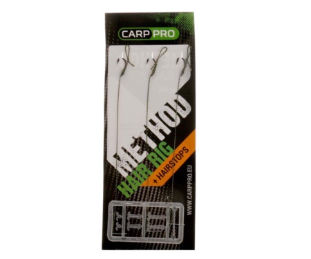 Готовий повідець з гачком Carp Pro Method Hair Rig Hooklink 10 lb №12