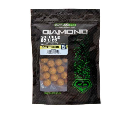 Бойлы растворимые Carp Pro Diamond Soluble Boilies Sweetcorn 16 мм
