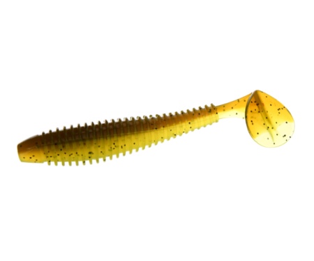 Силікон Flagman Mystic Fish Fat 3.8" #2112 Watermelon/Chartreuse