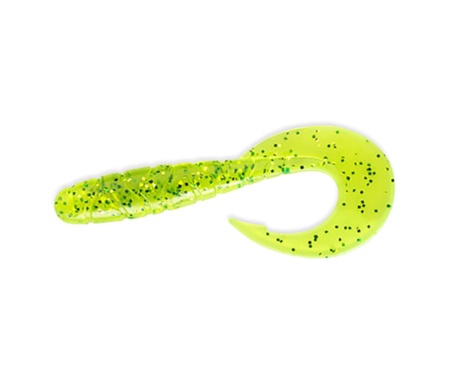 Твистер Fishup Mighty Grub 4.5" #026 Fluo Chartreuse Green