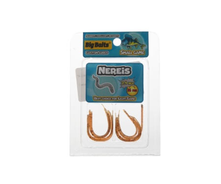 Червь Big Baits  Nereis 2.4" #205 Old Motoroil