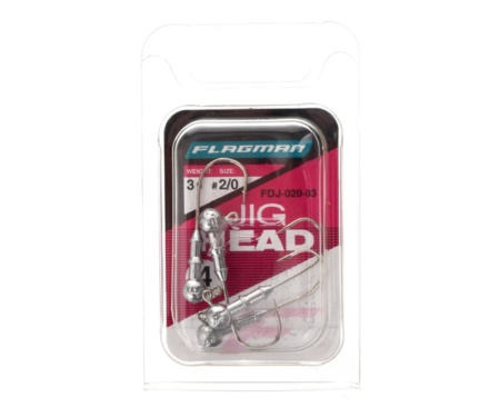 Джиг-голівка Flagman Jig Head №2/0 3г