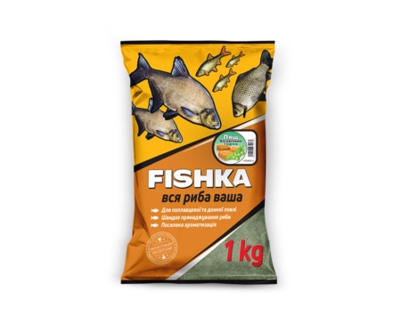 Прикормка Fishka Лещ Бисквитный Горох 1кг