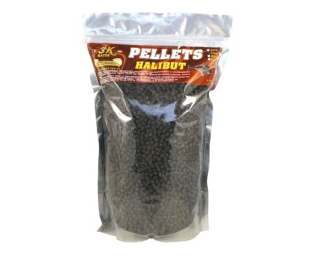 Пеллетс 3KBaits Halibut палтус 800г 4мм