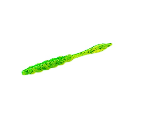 Червь Fishup Scaly FAT 4.3" #055 Chartreuse/Black