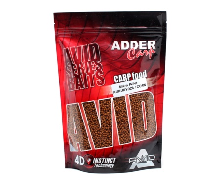 Пеллетс Adder Carp Avid Mikro Pellet 2мм 300г Corn