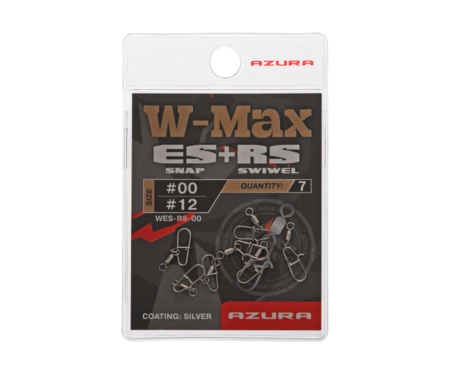 Застежка с вертлюгом Azura W-Max ES Extended Snap+RS-Roling Swiwel #00/#12