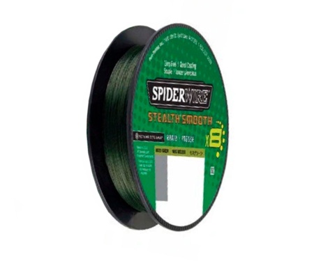 Шнур Spiderwire Stealth Smooth 8 Braid 150м Dark Green 0.05мм