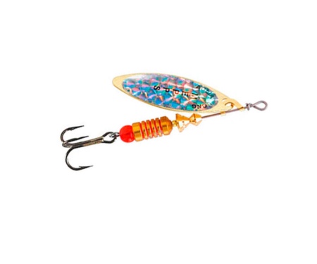 Блешня Mepps Aglia Longue Rainbow Gold 7г