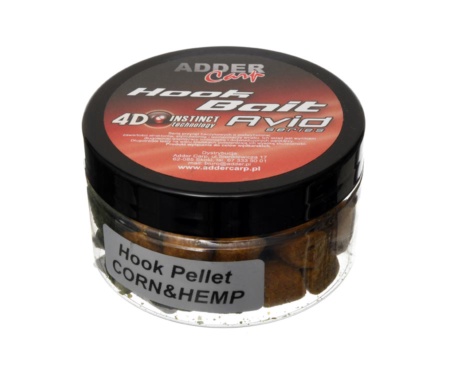 Пелетс Adder Carp Avid Hook Pellet 12мм Corn-Hemp