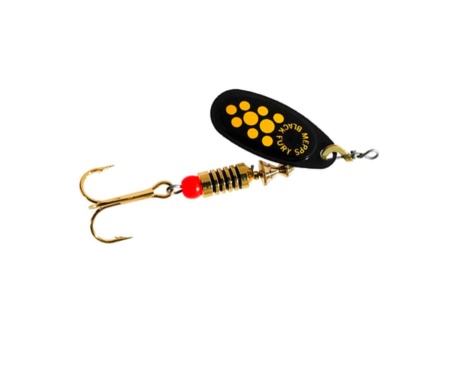 Блешня Mepps Black Fury Black/Yellow 3.5г