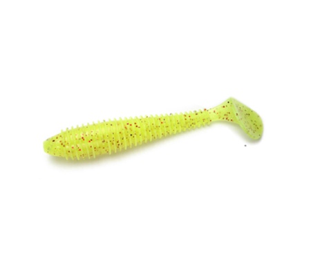 Силікон Keitech Swing Impact Fat 3.3" Chartreuse Red Flake