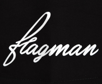Футболка Flagman Оверсайз 250г/м Black Плотва Большая XL #6