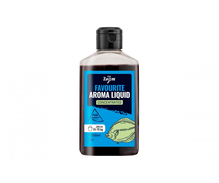 Ликвид Carp Zoom Favourite Aroma Liquid Fish 200мл