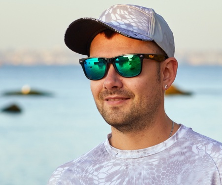 Поляризаційні окуляри Veduta Sunglasses UV 400 Black/Green-Blue
