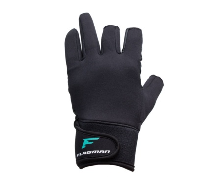 Рукавички спінінгіста Flagman Fishing Gloves Titanium Coated M