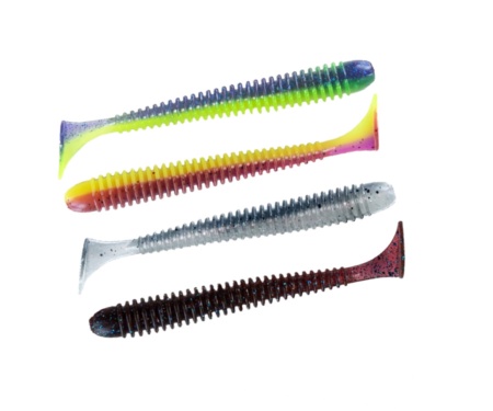 Виброхвост Angry Baits Zander Worm 4.5" #47 AB MIX18