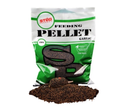 Пеллетс Steg Feeding Pellet 2мм 800г Garlic