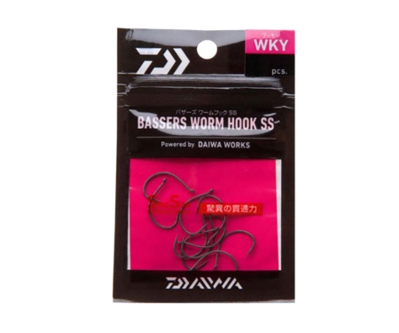 Крючки Daiwa Bassers Worm Hook WKY №2