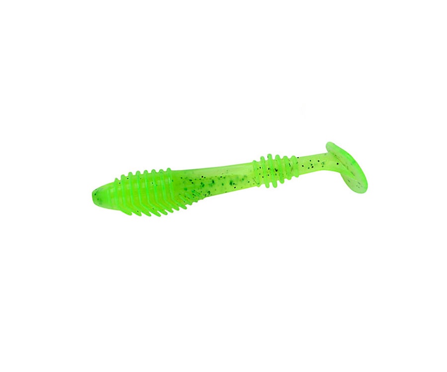 Виброхвост M5 Craft Chubby Shad 2.2" #051 Chartreuse Black Flake