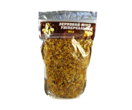 Прикормка 3KBaits Зерновой Микс Универсальный мед 1кг