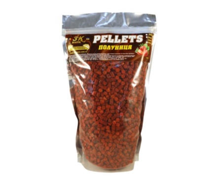 Пеллетс 3KBaits 6мм 800г клубника