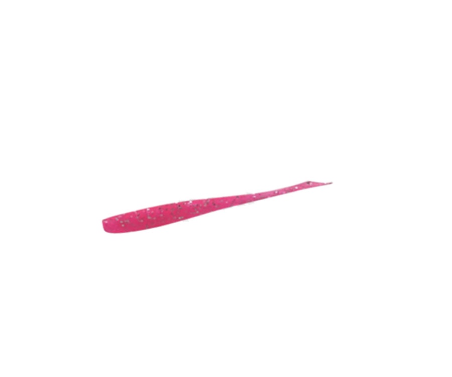 Силикон Jackall Kibikibina-Go 2" #Glow Pink Silver Flake