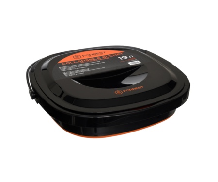 Ведро силиконовое с крышкой Forrest Collapsible Bucket with cover 19л