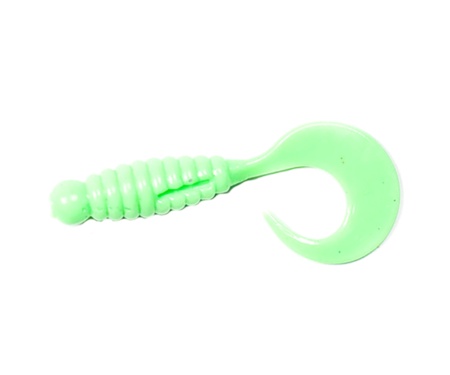 Твистер Angry Baits Twister 2.2" Green Milk