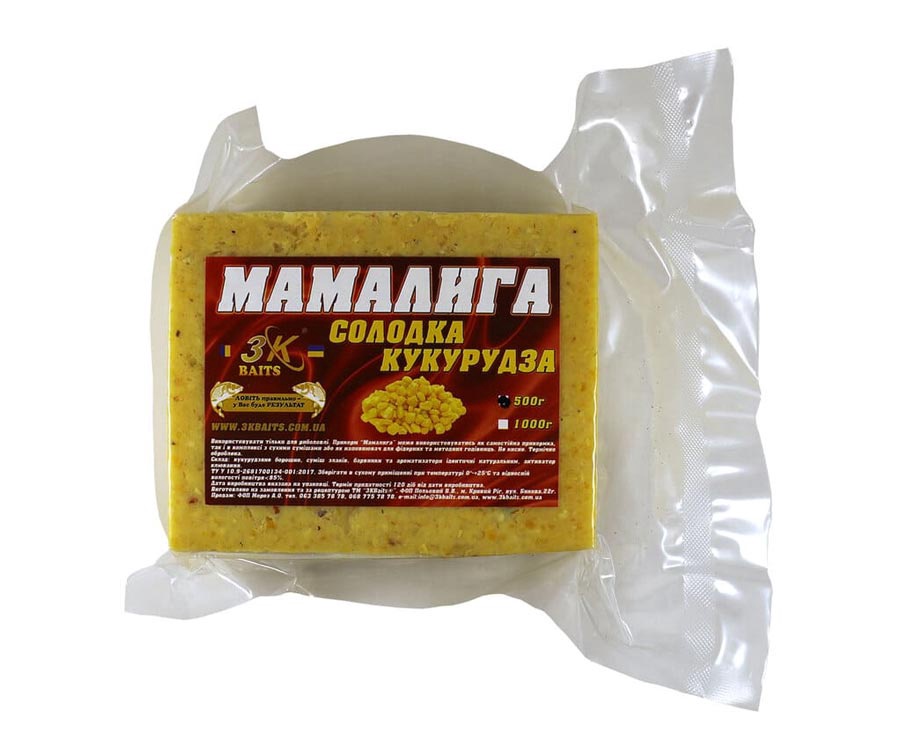 Мамалыга универсальная 3KBaits Porumb Dulce сладкая кукуруза